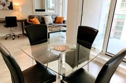 Executive Downtown 1BR | Dedicated Workspace